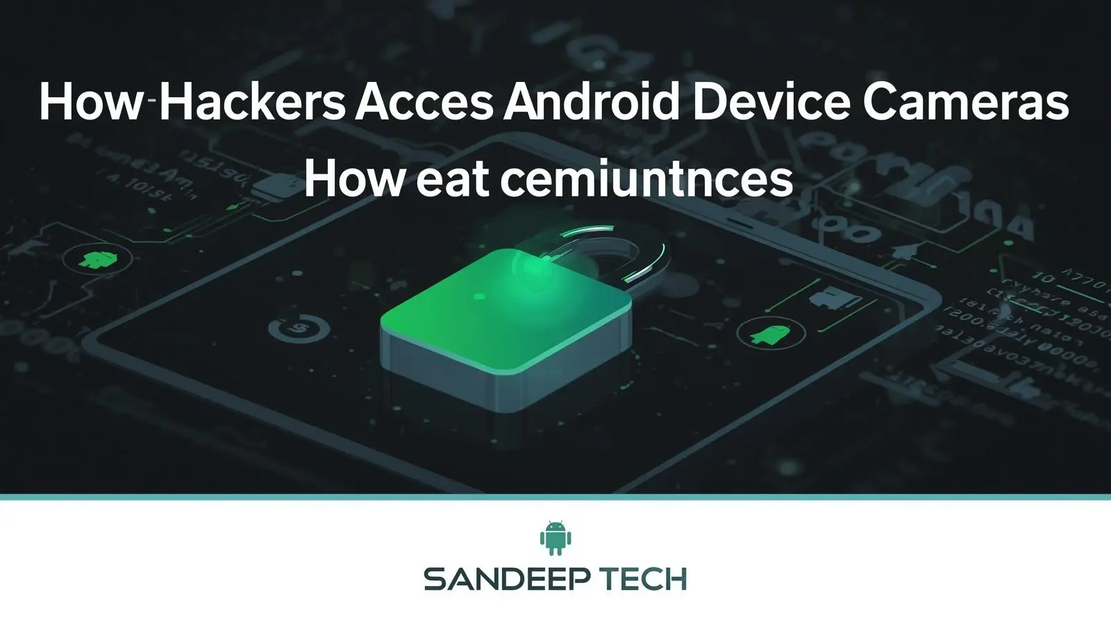How Hackers Access Android Device Camera | Sandeep Tech
