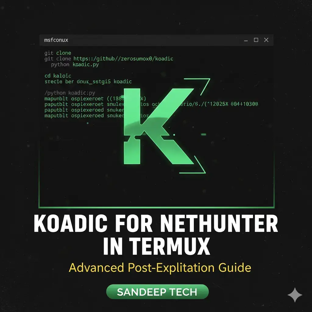 Control Any Windows Using Nethunter Termux | Koadic - Sandeep Tech